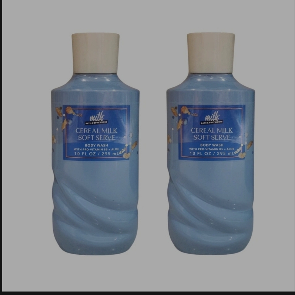 Bath & Body Works Cereal Soft Serve Body Wash Set Of 2 New